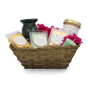 Scented Candle Gift Basket
