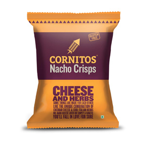 Cornitos Nachos Crisps, Cheese and Herbs
