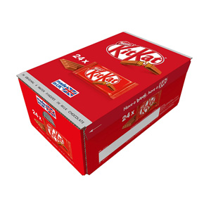 Nestle 4 Wafer Fingers in Milk Chocolate KitKat Box